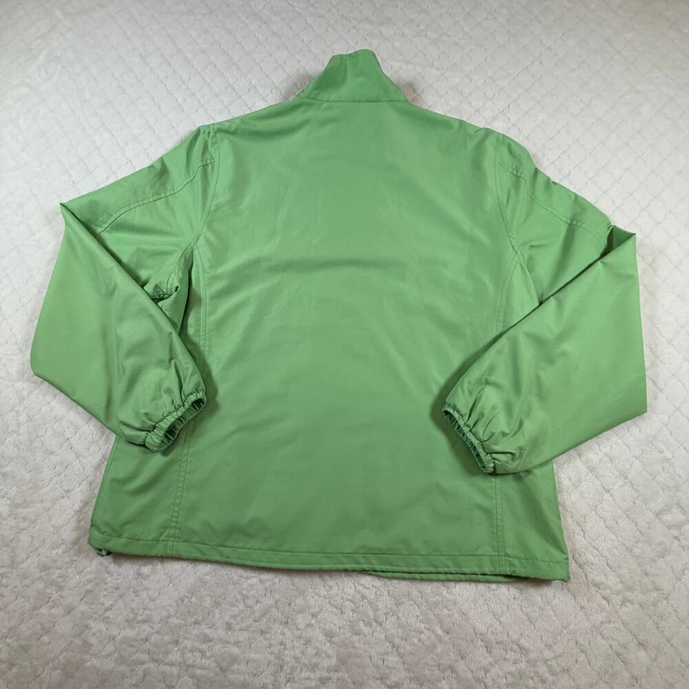 Masters Golf Magnolia Lane green full zip windbreaker jacket Women’s Sz M - Picture 4 of 7